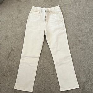 Vervet Los Angeles Beige 90s Straight Leg Jeans